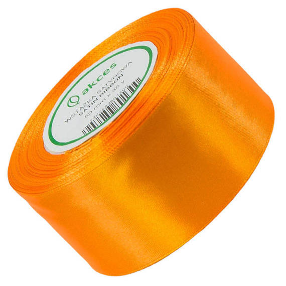 Satinband neon orange 50mm - 32mb