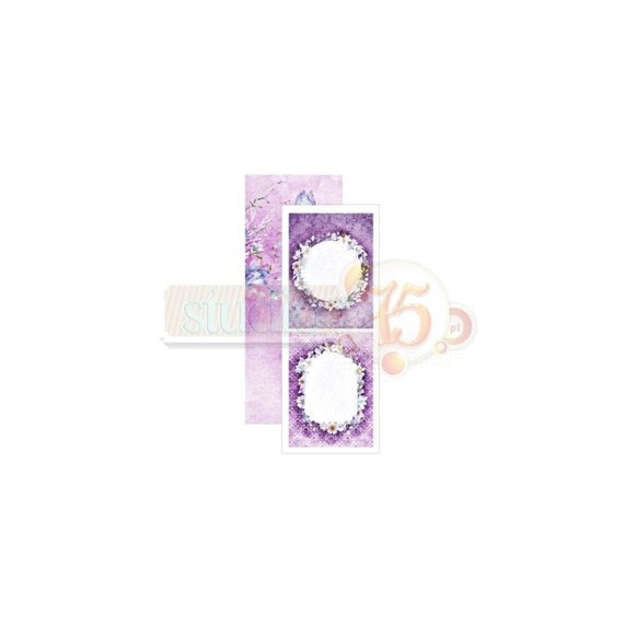 Scrapbooking Streifen 5x16cm - Violet Love 11 - Studio 75