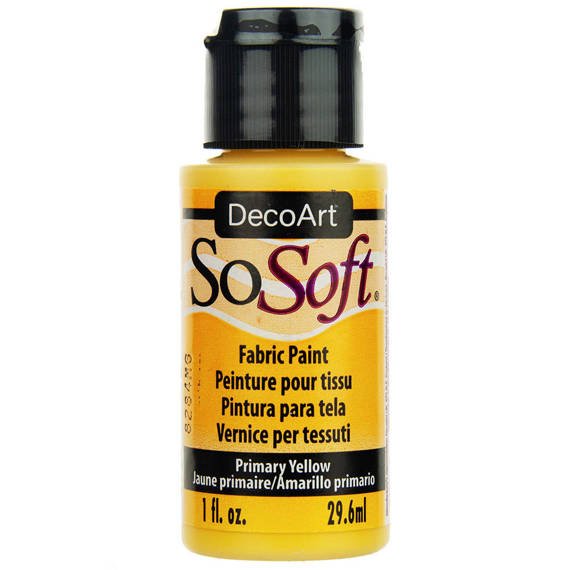 SoSoft Fabric Acrylics Primärgelb DSS37-26 gelb