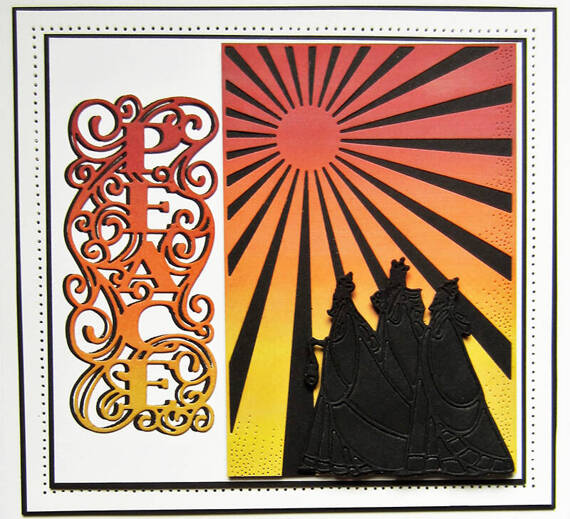 Stanzform Präge Stanzschablone Cutting Die - Creative Expressions - Peace CED3005 - Peace 