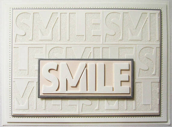 Stanzform Präge Stanzschablone Cutting Die - Creative Expressions - Smile