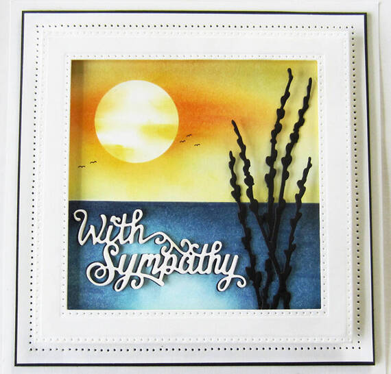 Stanzform Präge Stanzschablone Cutting Die - Creative Expressions - With Sympathy CED5416