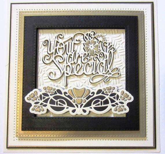 Stanzform Präge Stanzschablone Cutting Die - Creative Expressions - You are Special CED5412