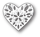 Stanzform Präge Stanzschablone Cutting Die - Poppystamps - Capri Heart