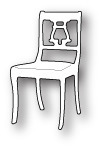 Stanzform Präge Stanzschablone Cutting Die - Poppystamps - Formal Chair Stuhl