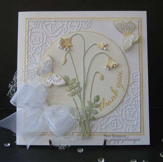 Stanzform Präge Stanzschablone Cutting Die - Poppystamps - Fritillaria Bouquet 1191 Blumenstrauß