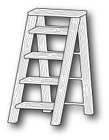 Stanzform Präge Stanzschablone Cutting Die - Poppystamps - Garden Step Ladder 