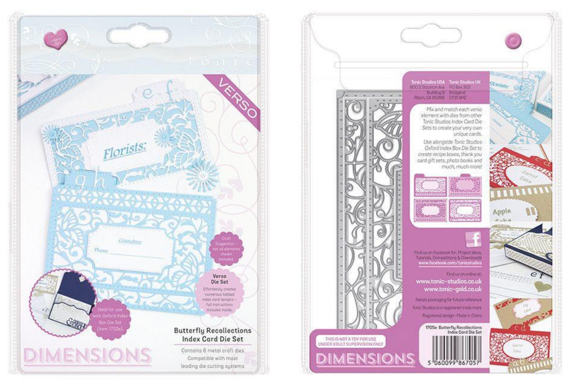 Stanzform - Tonic Studios - Butterfly Recollection Index Box Stanzform Set Index Tabs