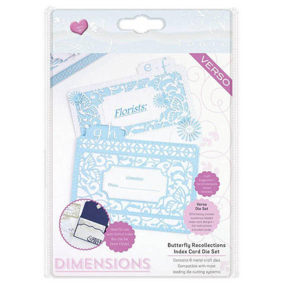 Stanzform - Tonic Studios - Butterfly Recollection Index Box Stanzform Set Index Tabs