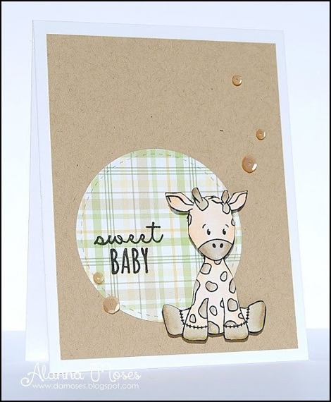 Stanzform - Whimsy Stamps - Baby-Tiere - Umriss Tiere