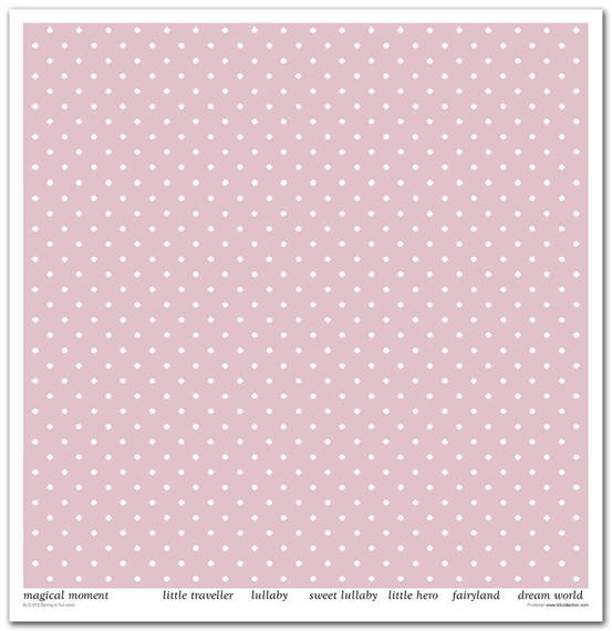 TD COLLECTION Setz von 11Stk 30x30cm Scrapbooking Papier - Spring in Full Color