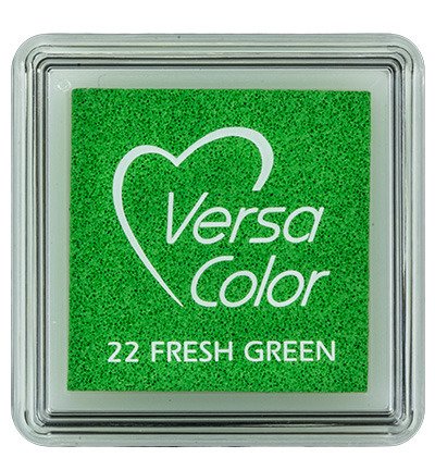 TSUKINEKO - Pigment Stempelkissen - Versa Color small 2,5 x 2,5 cm -  Fresh Green