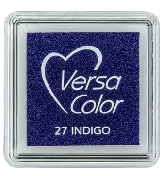 TSUKINEKO - Pigment Stempelkissen - Versa Color small 2,5 x 2,5 cm - Indigo