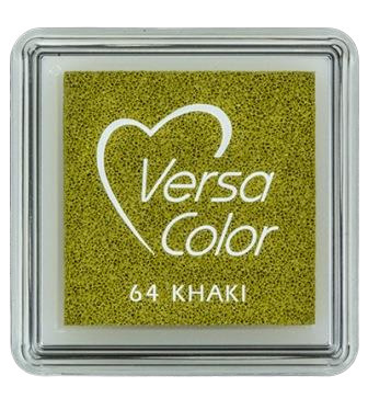 TSUKINEKO - Pigment Stempelkissen - Versa Color small 2,5 x 2,5 cm - Khaki