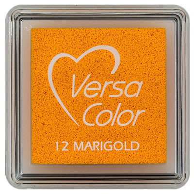 TSUKINEKO - Pigment Stempelkissen - Versa Color small 2,5 x 2,5 cm - Marigold