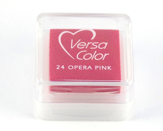 TSUKINEKO - Pigment Stempelkissen - Versa Color small 2,5 x 2,5 cm - Opera Pink