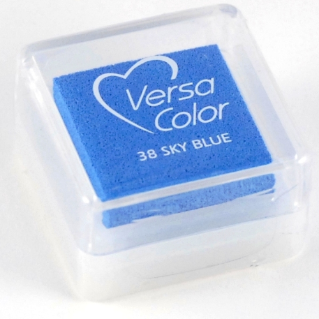 TSUKINEKO - Pigment Stempelkissen - Versa Color small 2,5 x 2,5 cm - Sky Blue