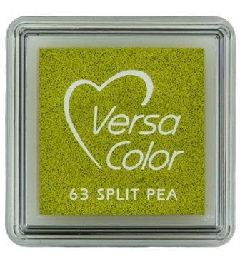 TSUKINEKO - Pigment Stempelkissen - Versa Color small 2,5 x 2,5 cm - Split Pea