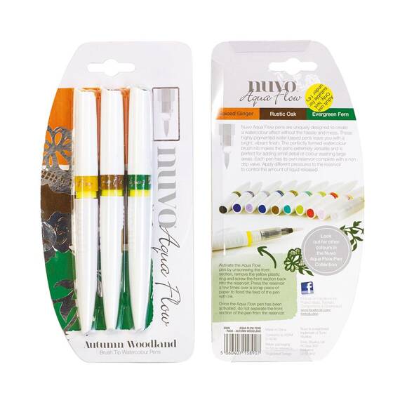 Tonic Nuvo Aqua Flow Pens Marker auf Wasserbasis - Autumn Woodland