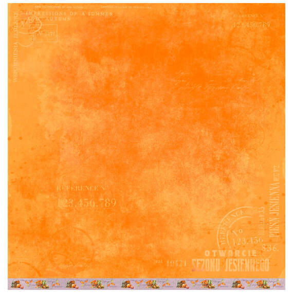 UHK 30x30cm doppelseitig Scrapbooking Basteln Papier - Autumn Games - Pomander