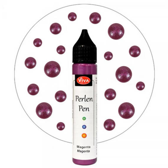 VIVA DECOR - Perlen Pen - flüssige Perlen - Magenta 506 