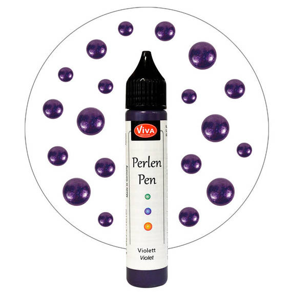 VIVA DECOR - Perlen Pen - flüssige Perlen - Violet 500