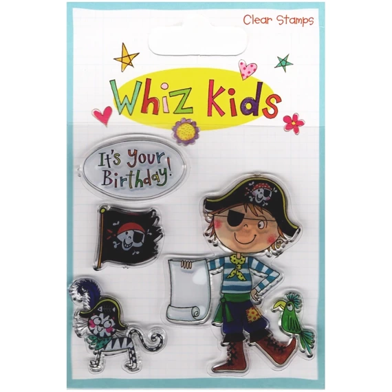 WHIS KIDS Transparent Stempel Motivstempel Clear Stamp - Pirate Piraten