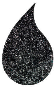 WOW! Embossing powder - Prägepulver - Black Twinkle - schwarz mit Glitter