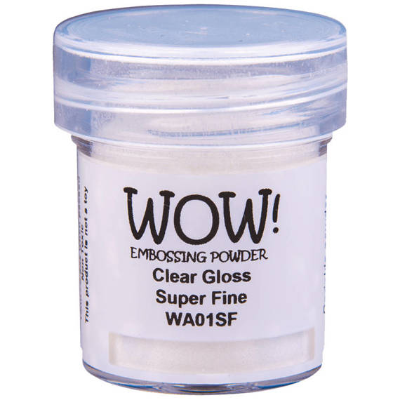 WOW! Embossing powder - Prägepulver - Clear Gloss Super Fine