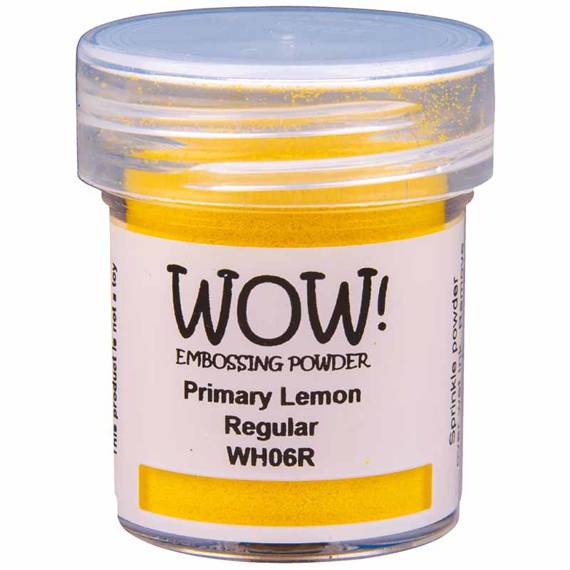 WOW! Embossing powder - Prägepulver - Primary Lemon