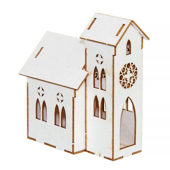 WYCINANKA - Kirche 3D mini CUTOUT