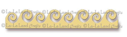 Wykrojnik - La-La Land Crafts - Wave, 1"X5" - fala LL8007