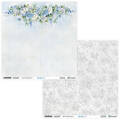 30x30cm doppelseitig Scrapbooking Papier - ScrapAndMe - Blue Roses 05/06