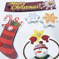 3D Papierornamente - Dovecraft - Schneemann Weihnachten