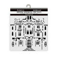 3D-Schablone 12x12cm - Stamperia - Art of Travelling palace