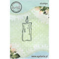 AGATERIA - Transparent Stempel Motivstempel - Candle,  Kerze