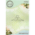 AGATERIA - Transparent Stempel Motivstempel Clear Stamp Birds in Love - Vögel 2 