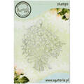 AGATERIA - Transparent Stempel Motivstempel Clear Stamp, Blumenstrauß aus Narzissen