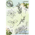 AGATERIA - Transparent Stempel Motivstempel Clear Stamp, Christmas Time - Zweige 