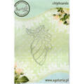 AGATERIA - Transparent Stempel Motivstempel Clear Stamp, Christmas bauble,  Mistelzweig-Kugel