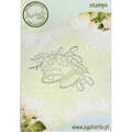 AGATERIA - Transparent Stempel Motivstempel Clear Stamp, Christmas bells,  Glocken mit Mistelzweigen