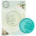 AGATERIA - Transparent Stempel Motivstempel Clear Stamp - Metriken Untertitel PL