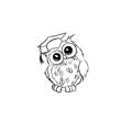 AGATERIA - Transparent Stempel Motivstempel Clear Stamp, Owl, Eule 2