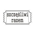 AGATERIA - Transparent Stempel Motivstempel Clear Stamp - Szczęśliwi razem - Untertitel PL Plakette, TAG