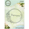 AGATERIA - Transparent Stempel Motivstempel Clear Stamp - Zaproszenie - Untertitel PL Blumenkrone 