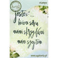 AGATERIA - Transparent Stempel Motivstempel - Jesteś... Untertitel PL