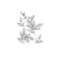 AGATERIA - Transparent Stempel Motivstempel, Set of twigs, Satz Zweige