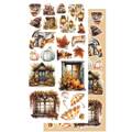 ALCHEMY OF ART 15x30cm doppelseitig Scrapbooking Papier 250g,  In Autumn Colors