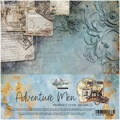 ALCHEMY OF ART 24Blatt 15x15cm doppelseitig Scrapbooking Papier,  Adventure Men