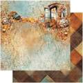 ALCHEMY OF ART 24Blatt 15x15cm doppelseitig Scrapbooking Papier, In Autumn Colors